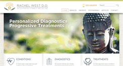 Desktop Screenshot of drrachelwest.com
